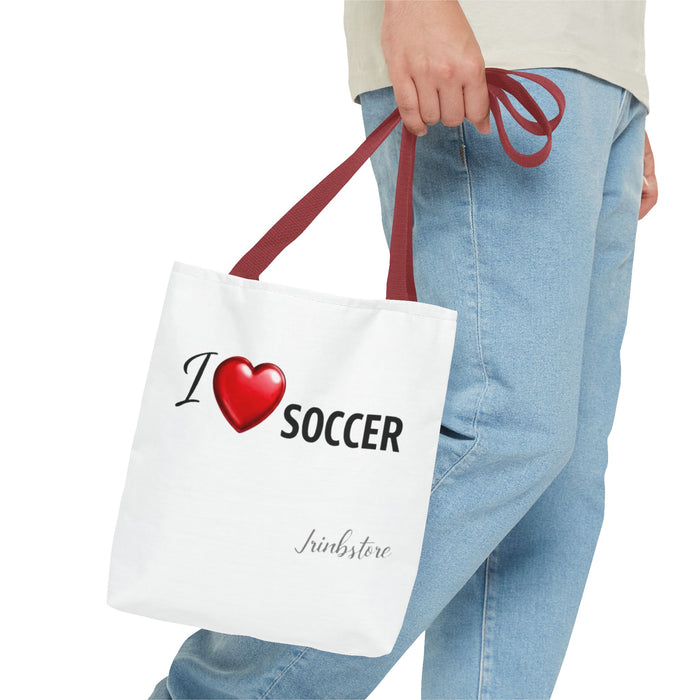 I  Soccer Tote Bag - Soccer Lover Canvas Tote