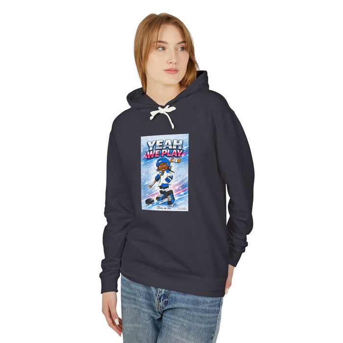 Yeah We Play Hockey Hoodie — Youth Hockey Graphic Sweatshirt