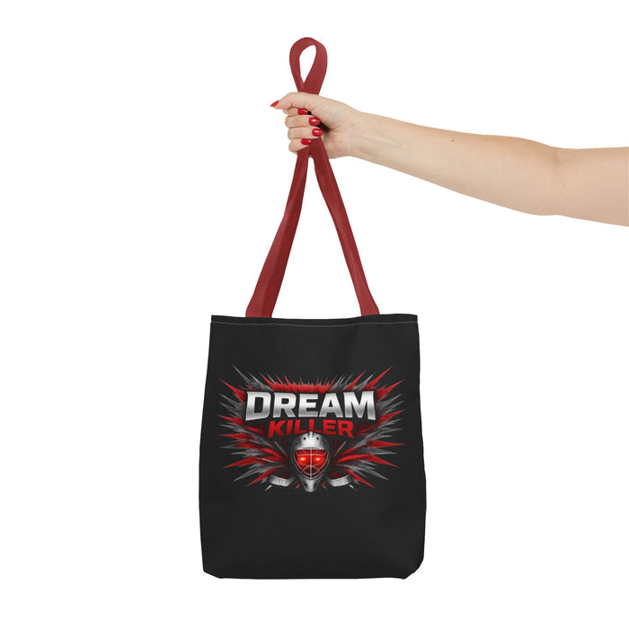Dreamer Killer Hockey Goalie Tote Bag