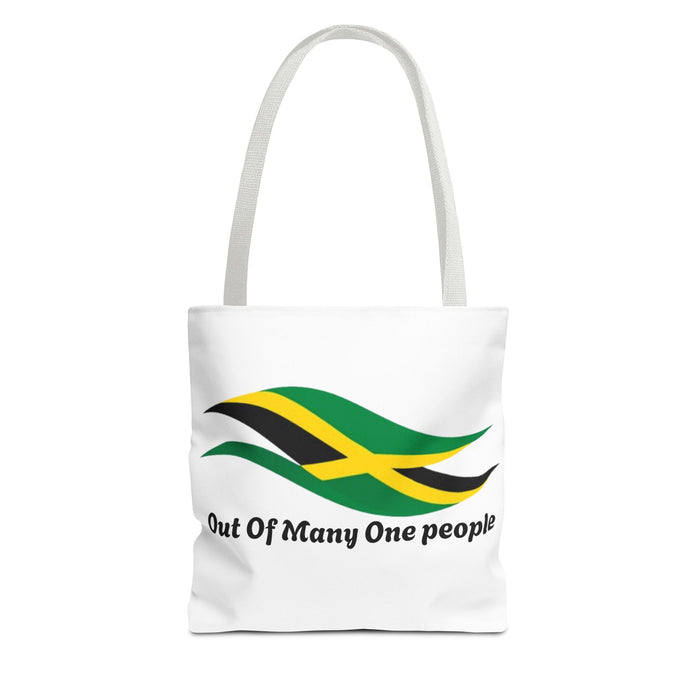 Jamaica Flag Wave Tote Bag - Out Of Many One People