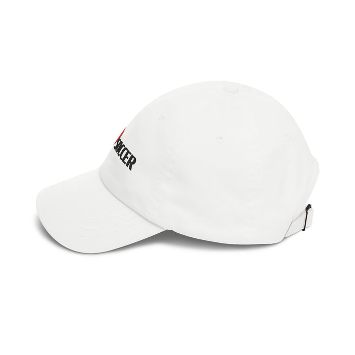 Mexican Flag Heart 'I Love Soccer' Baseball Cap