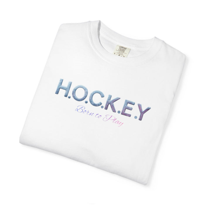 H.O.C.K.E.Y. Graphic T‑Shirt — Retro Script Hockey Fan Tee