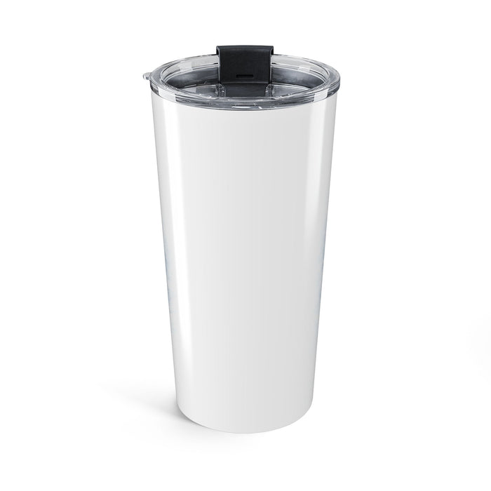 Strong and Beautiful Ice Hockey Tumbler — 20oz Stainless Travel Cup (Born on Ice)