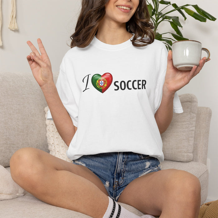 I Heart Portugal Soccer T-Shirt