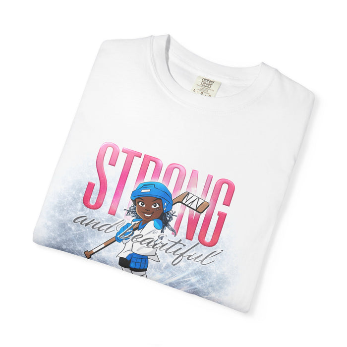 Strong and Beautiful Hockey Girl T-Shirt