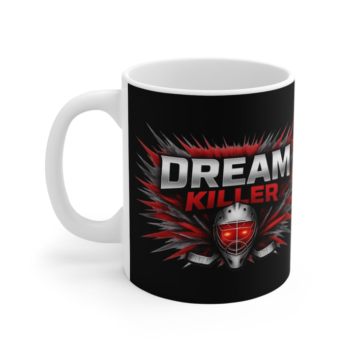 Dream Killer Mug – Hockey Mask Graphic 11oz Coffee Cup