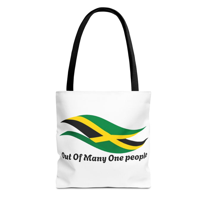 Jamaica Flag Wave Tote Bag - Out Of Many One People