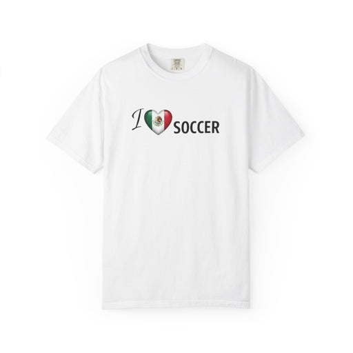 Mexico Heart Soccer T-Shirt, unisex tshirt