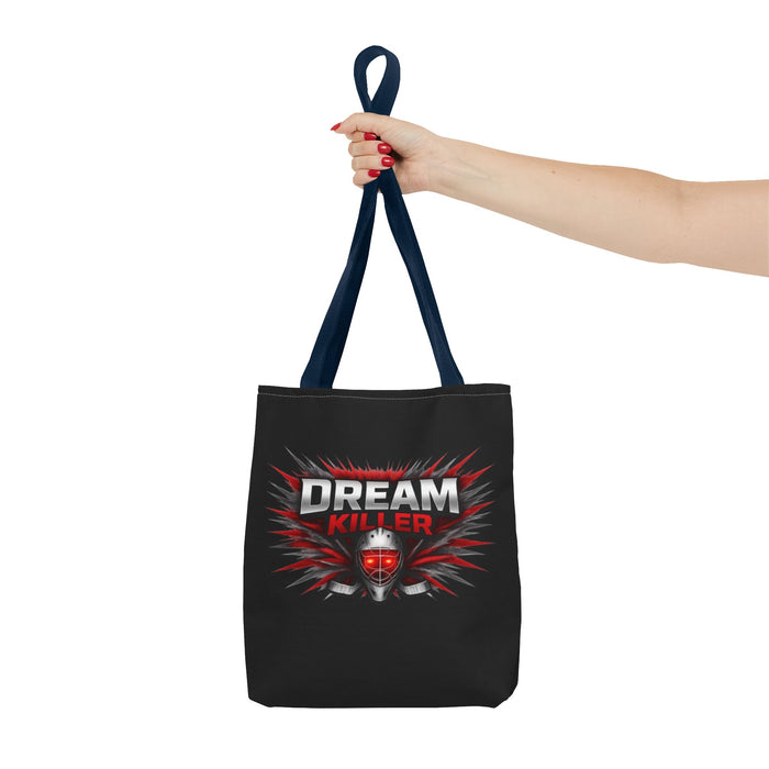 Dreamer Killer Hockey Goalie Tote Bag