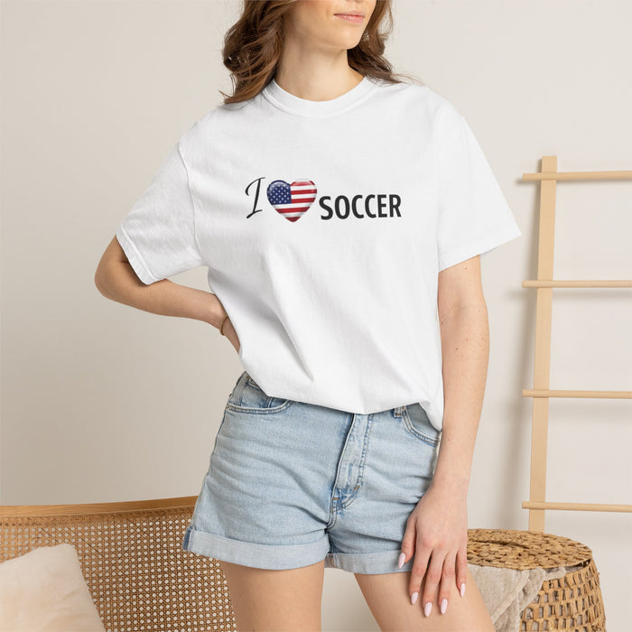 I Heart Soccer USA T-Shirt