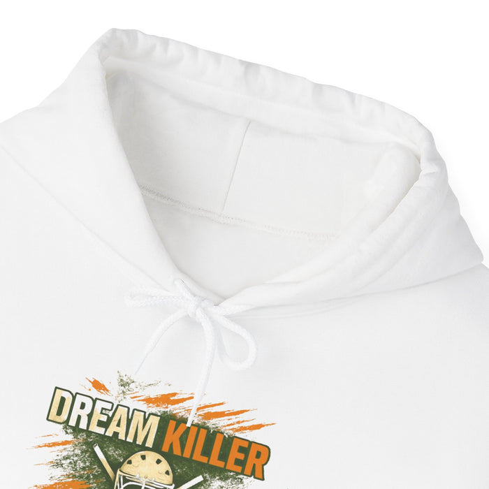 Dream Killer Hockey Mask Hoodie — Vintage Horror Skate & Streetwear Pullover