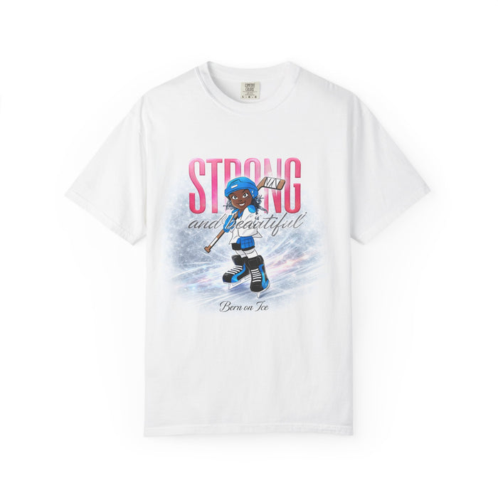 Strong and Beautiful Hockey Girl T-Shirt