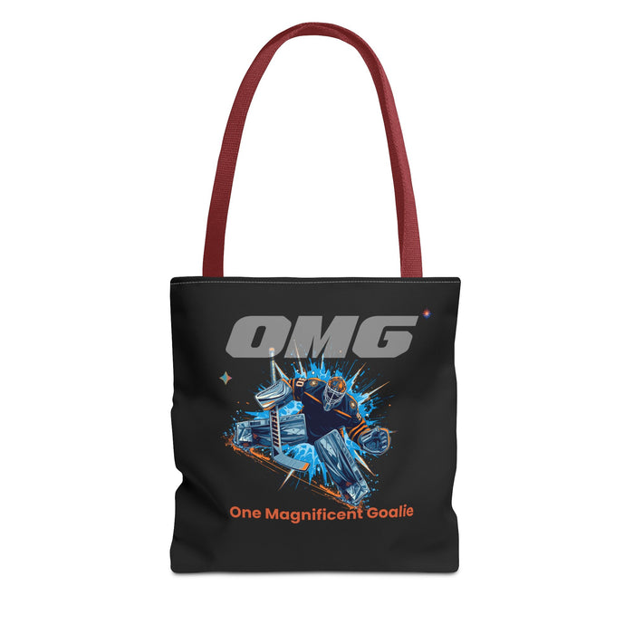 OMG One Magnificent Goalie Tote Bag — Hockey Goalie Gift