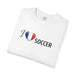 I Heart Soccer T-Shirt — French Flag Heart Soccer Tee