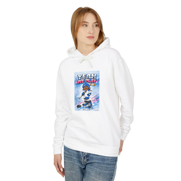 Yeah We Play Hockey Hoodie — Youth Hockey Graphic Sweatshirt