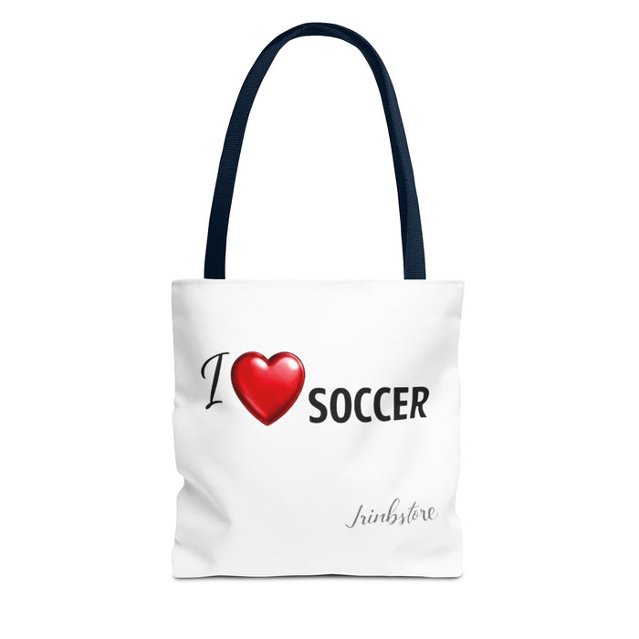 I  Soccer Tote Bag - Soccer Lover Canvas Tote