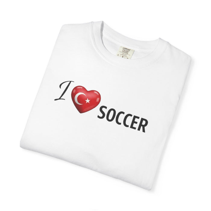 I Heart Soccer T-Shirt — Love Soccer Graphic Tee for Players & Fans