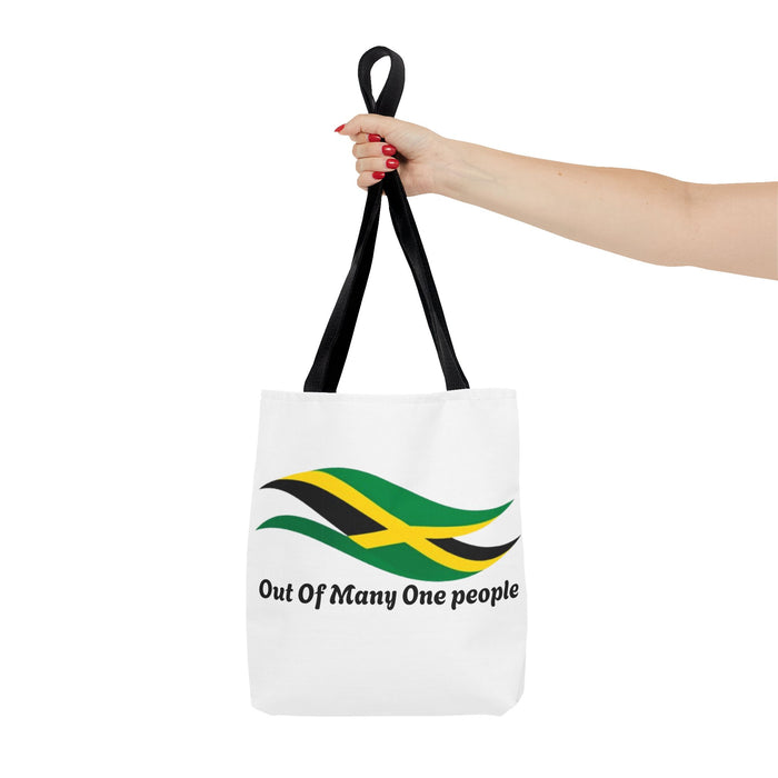 Jamaica Flag Wave Tote Bag - Out Of Many One People